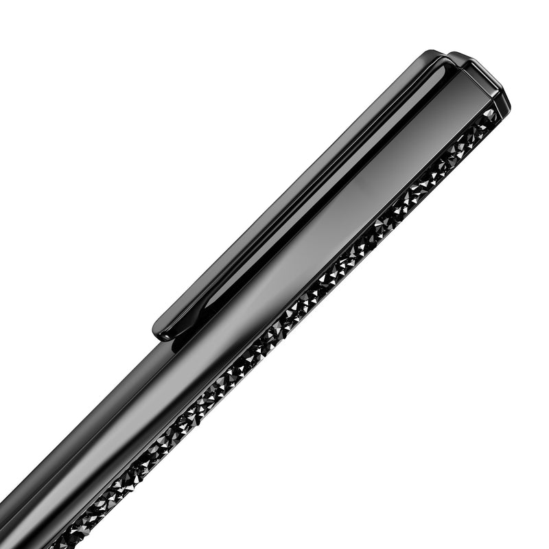 Swarovski Crystal Shimmer ballpoint pen, Black, Black lacquered