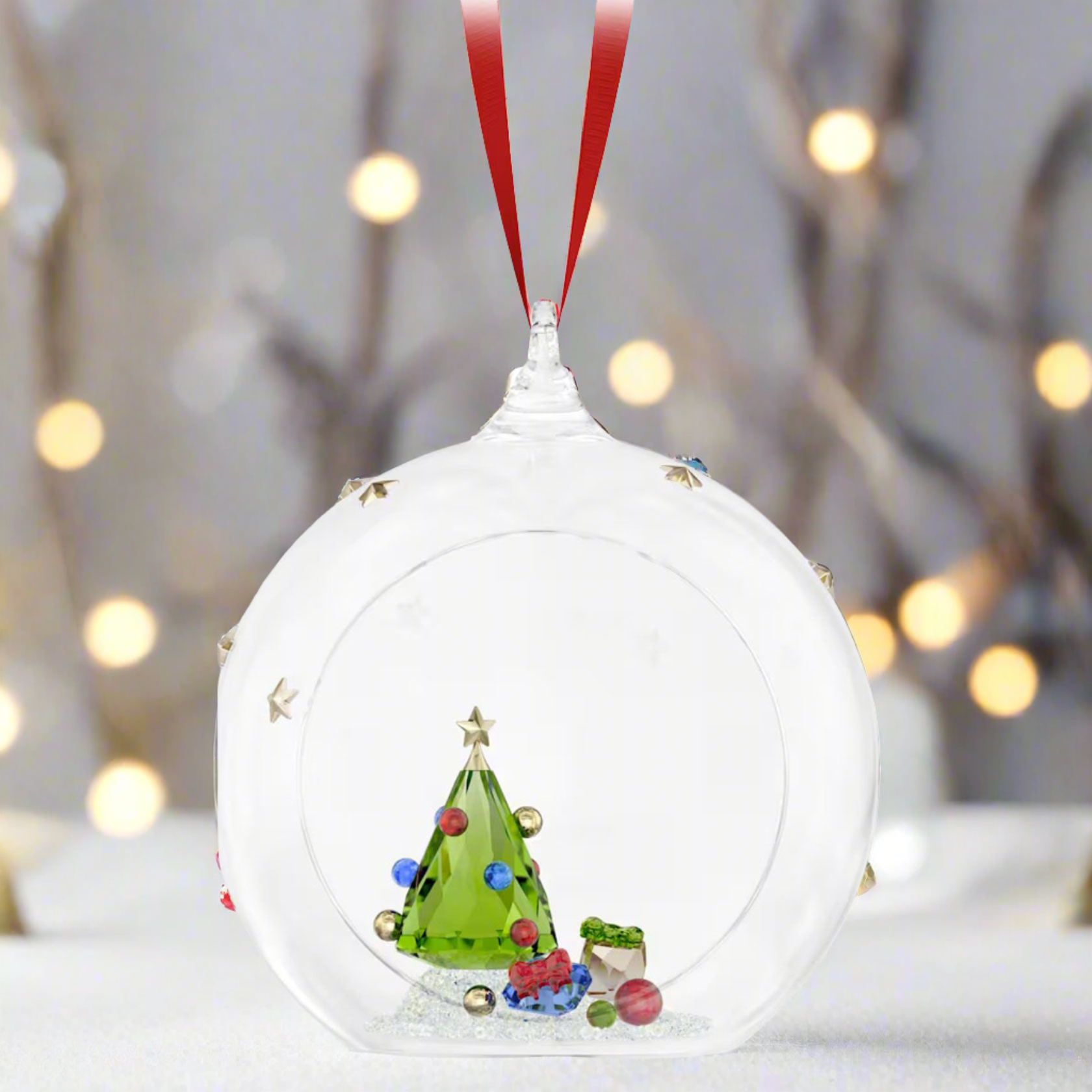 SWAROVSKI Holiday Cheersサンタクロースボールオーナメント SWAROVSKI Holiday Cheersサンタクロースボールオーナメント