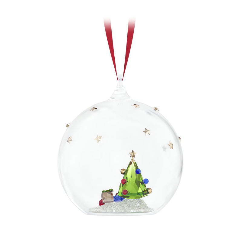 Swarovski Holiday Cheers Tree and Gifts Ball Ornament