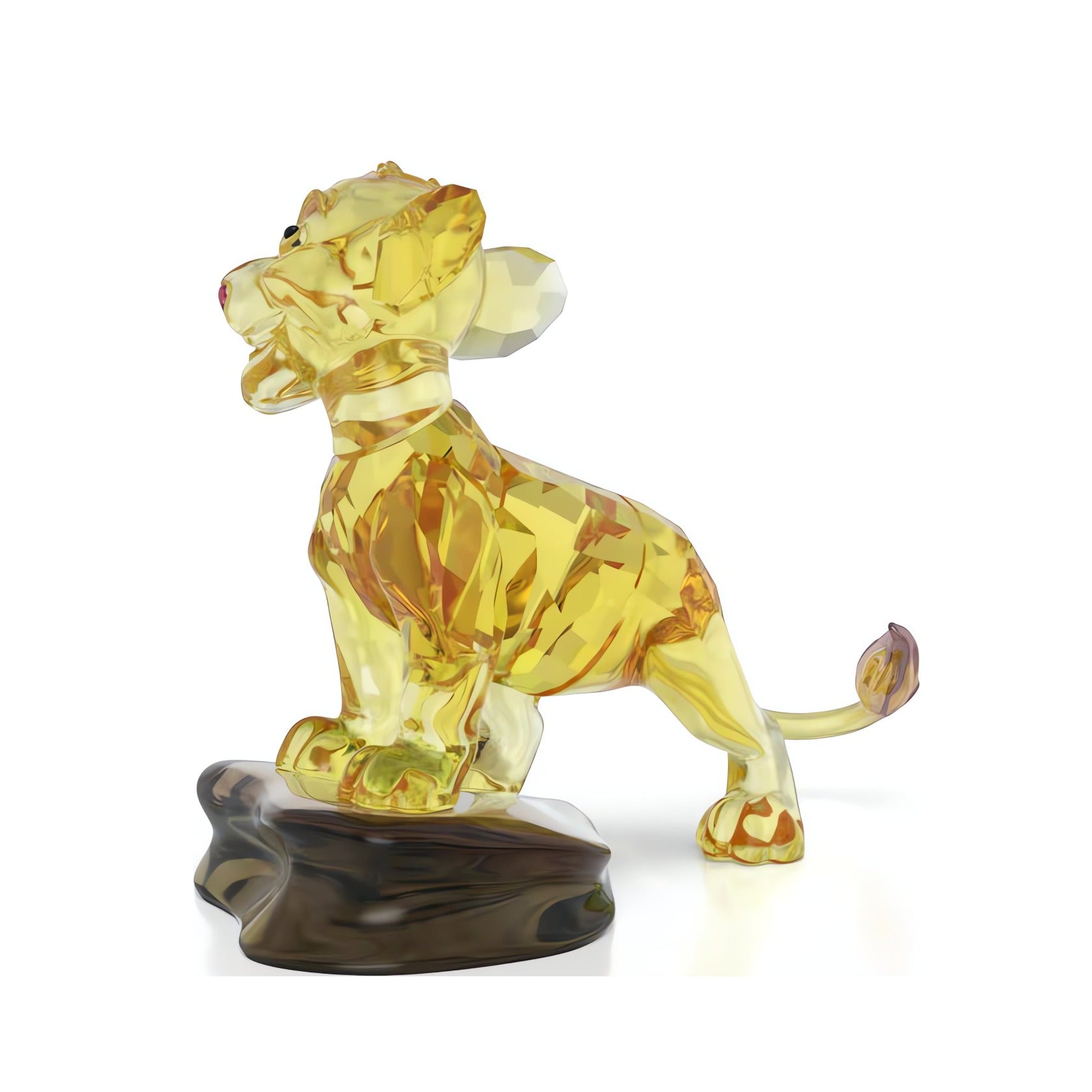 パ*ル様 SWAROVSKI ライオン 彫刻 約12cm The Lion King Mufasa | Swarovski