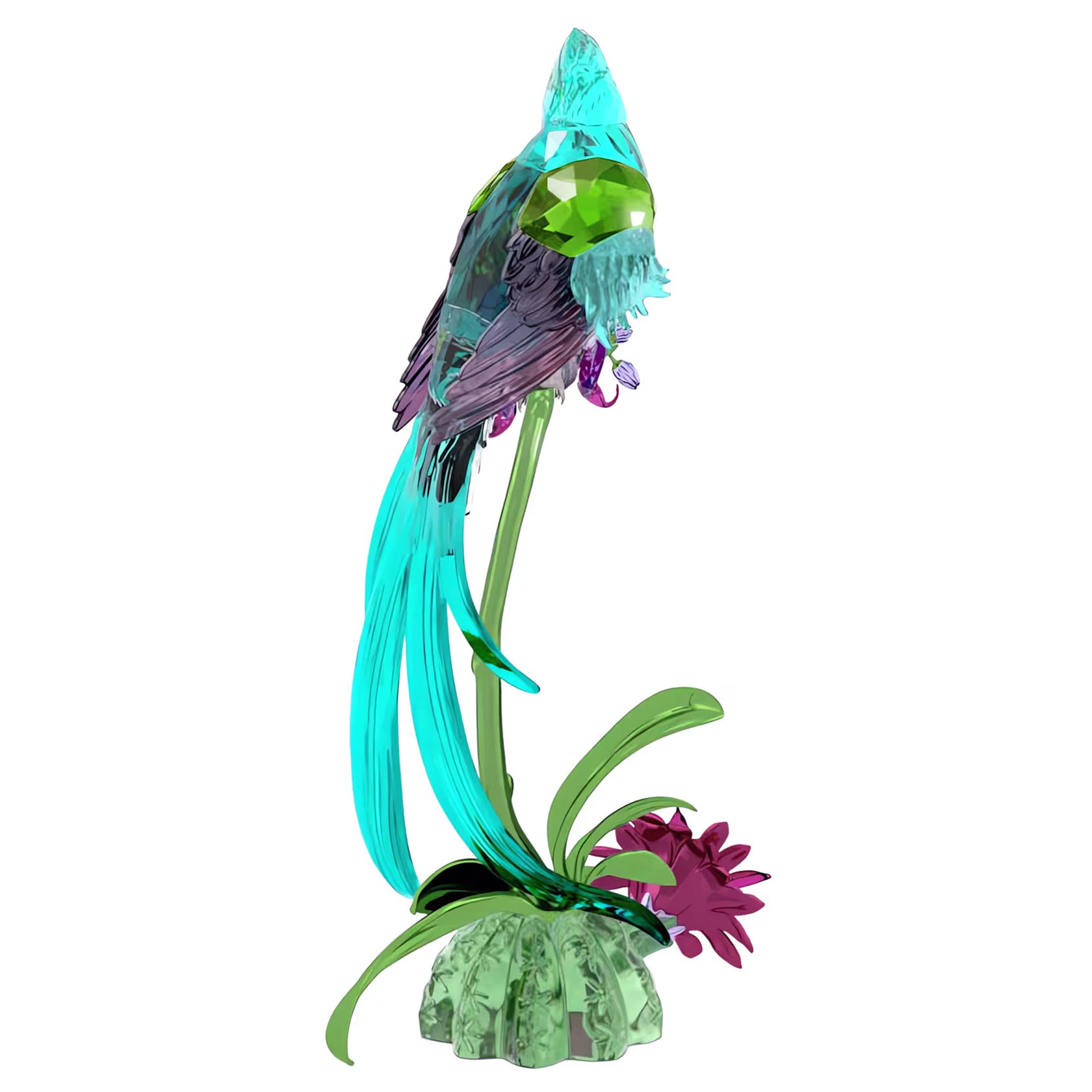 Swarovski Idyllia Quetzal and Orchid – David Shuttle Ltd