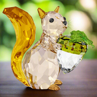 Swarovski Crystal Idyllia Squirrel and Acorn – David Shuttle Ltd