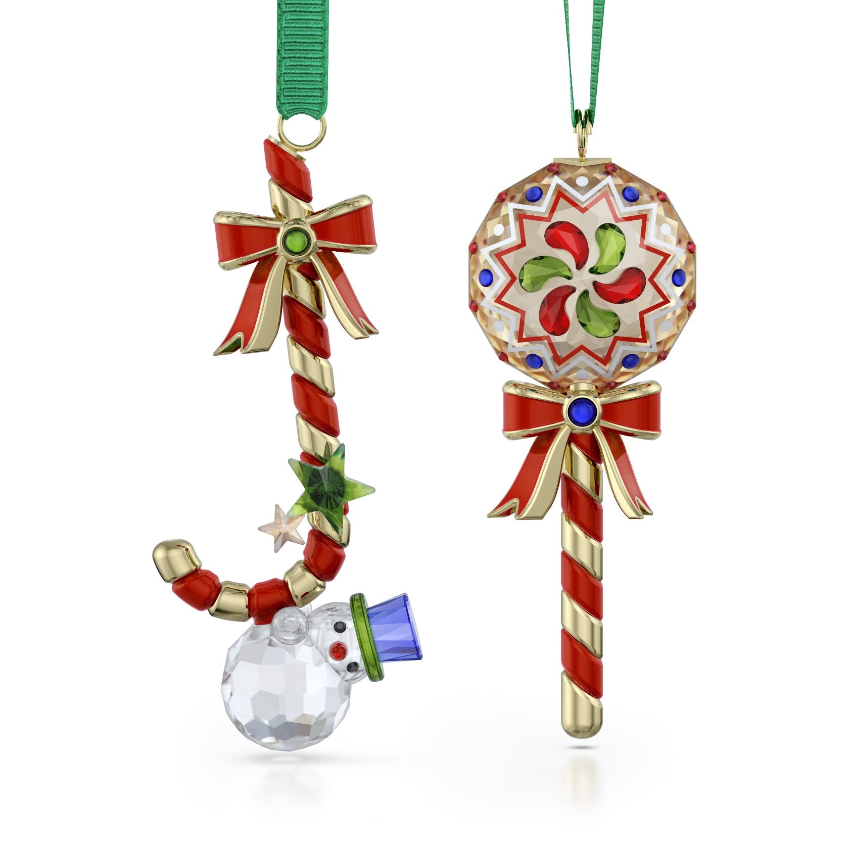 Swarovski Crystal Holiday Cheers Dulcis Candy Cane Ornament