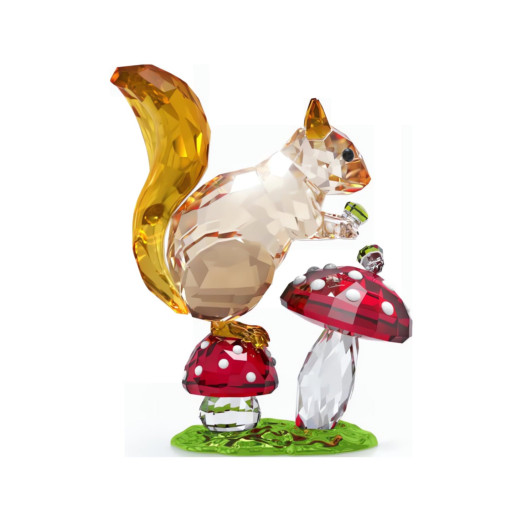 Swarovski Crystal Idyllia Squirrel and Mushrooms – David Shuttle Ltd