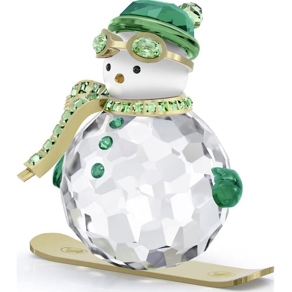 Swarovski Crystal Holiday Cheers Dulcis Snowman, Green – David