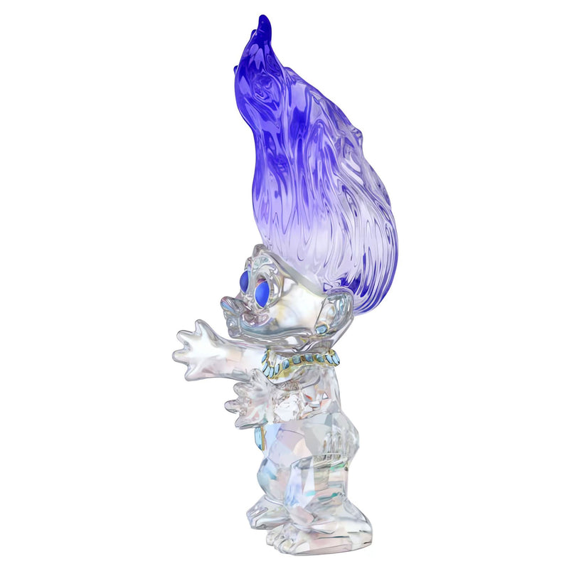 Swarovski Good Luck Trolls, Large Troll, Blue