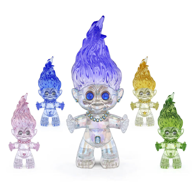 Swarovski Good Luck Trolls, Large Troll, Blue
