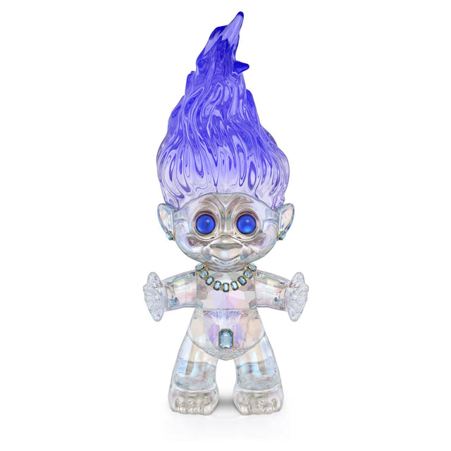 Swarovski Good Luck Trolls, Large Troll, Blue