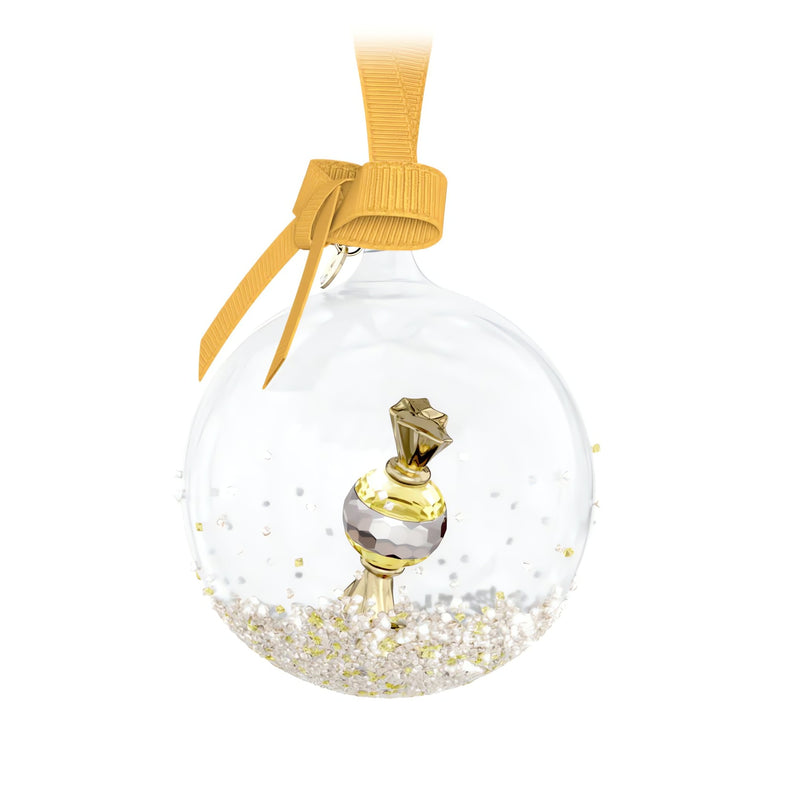 Swarovski Holiday Cheers Dulcis Ball Ornament, Yellow