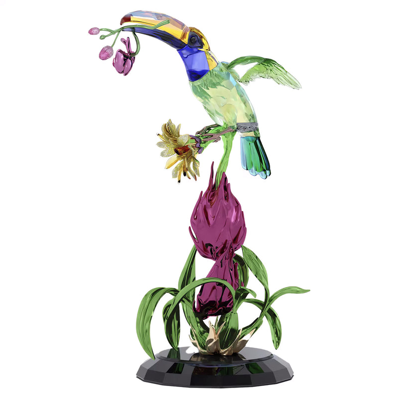 Swarovski Idyllia Toucan and Dragon Fruit Totem Limited Edition