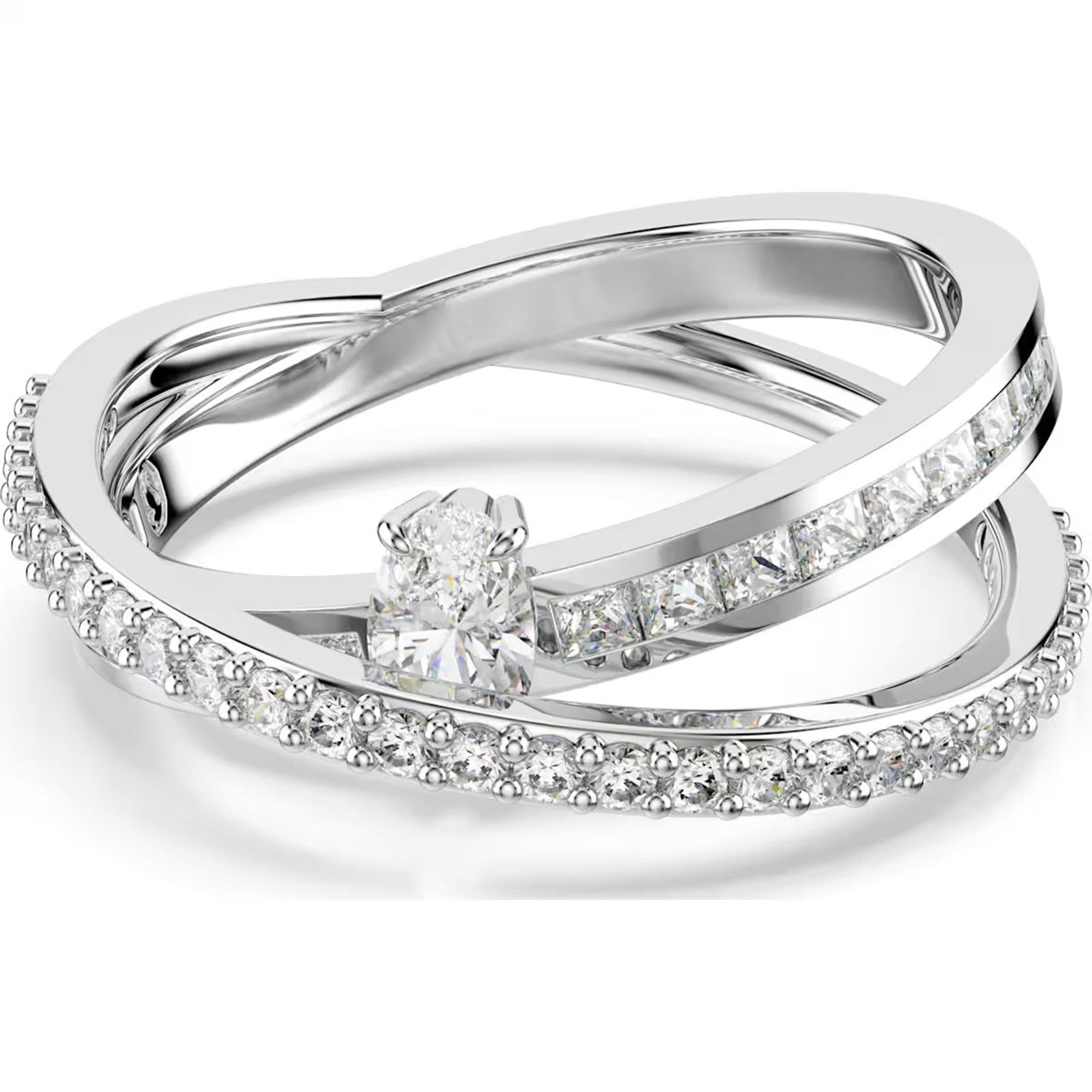 スワロフスキー リング　Hyperbola 52サイズ Swarovski Jewellery Hyperbola ring, Size 52, Mixed cuts