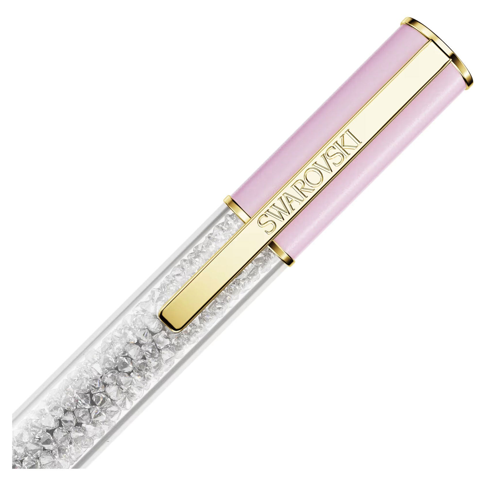 Swarovski Crystalline Lustre ballpoint pen Pink Gold tone plated