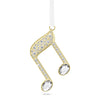 Swarovski Holiday Magic Double Music Note Ornament
