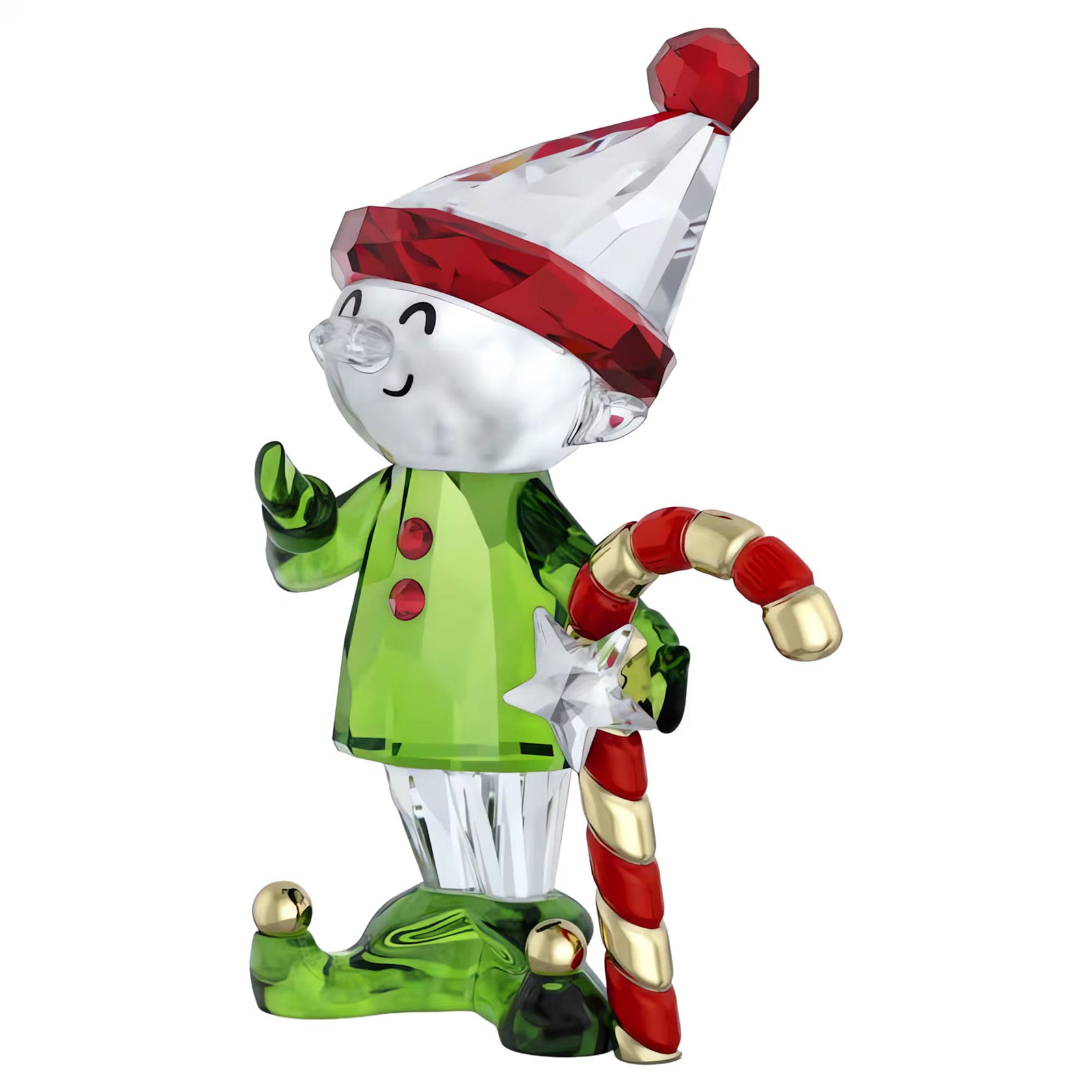 Swarovski Holiday Cheers Dulcis Elf and Candy Cane – David Shuttle Ltd