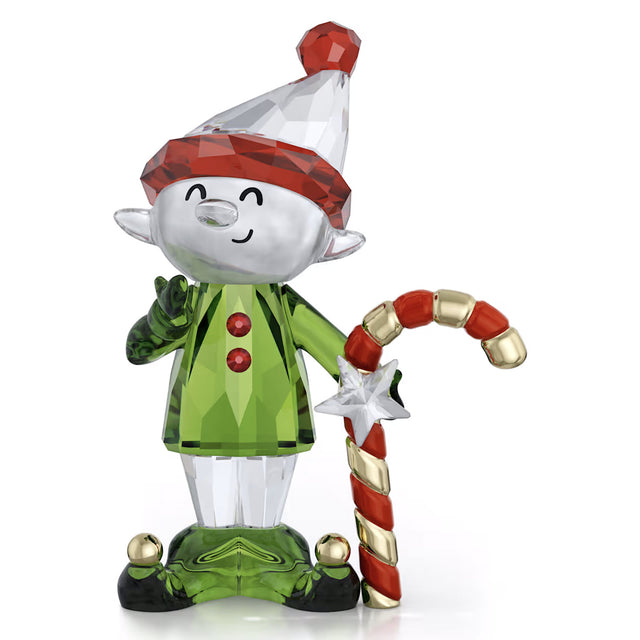 Swarovski Holiday Cheers Dulcis Elf and Candy Cane