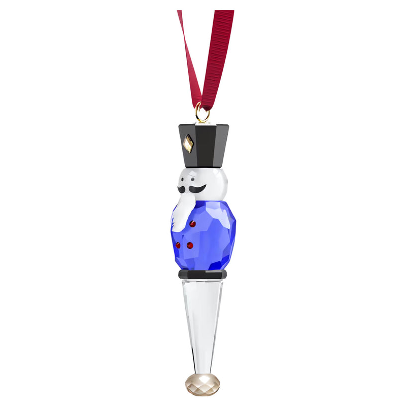 Swarovski Holiday Cheers Nutcracker Hanging Ornament, Blue