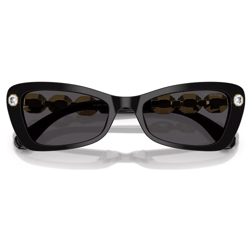 Swarovski Sunglasses, Butterfly shape, SK6033, Black
