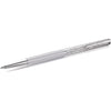 Swarovski Crystalline Silk ballpoint pen, White, White lacquered, Chrome Plated