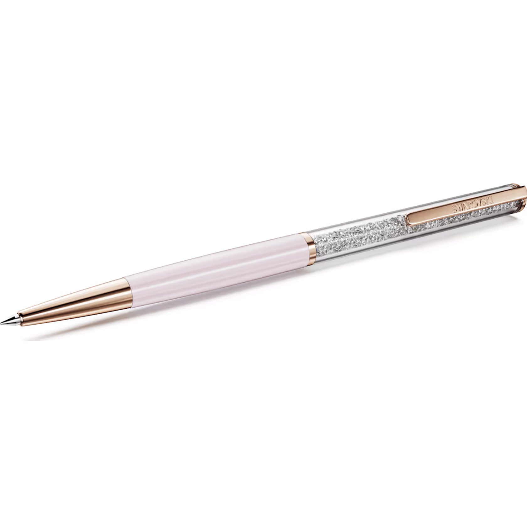 Swarovski Crystalline Silk ballpoint pen, Pink, Pink lacquered