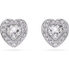 Swarovski x Ariana Grande Capsule Angelic Earrings, White, Rhodium Plated