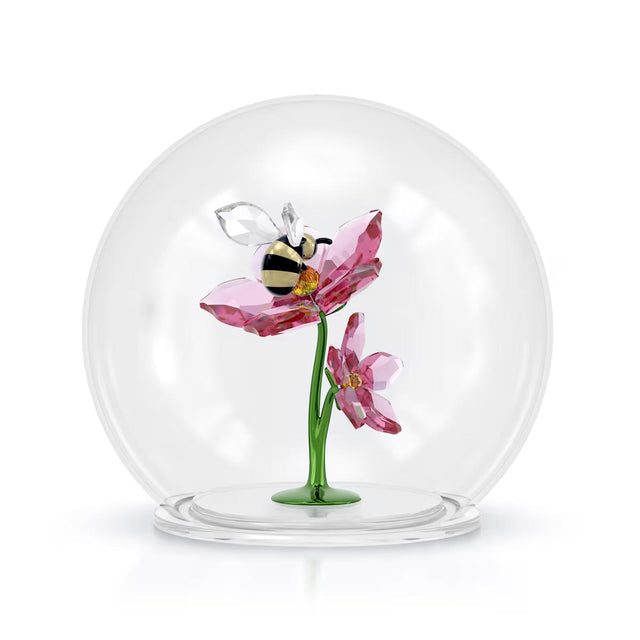 Swarovski Idyllia Glass Ball Bee and Flowers