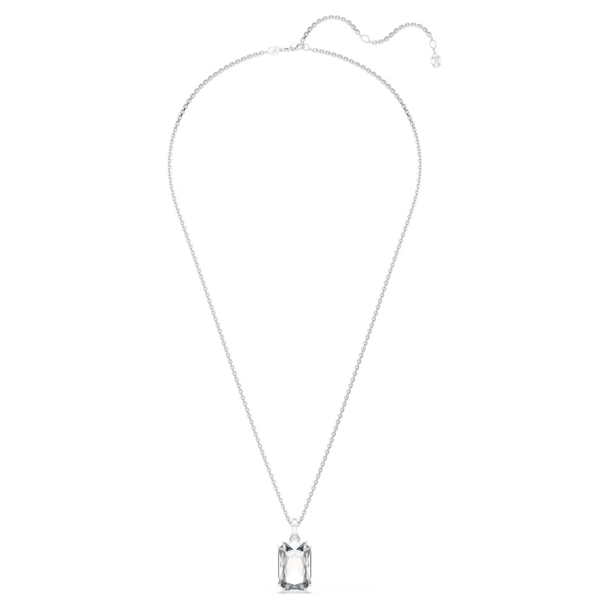Swarovski Millenia pendant, Octagon cut, White, Rhodium plated – David ...