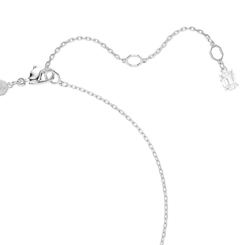 Swarovski Swan pendant, Mixed cuts, Swan, White