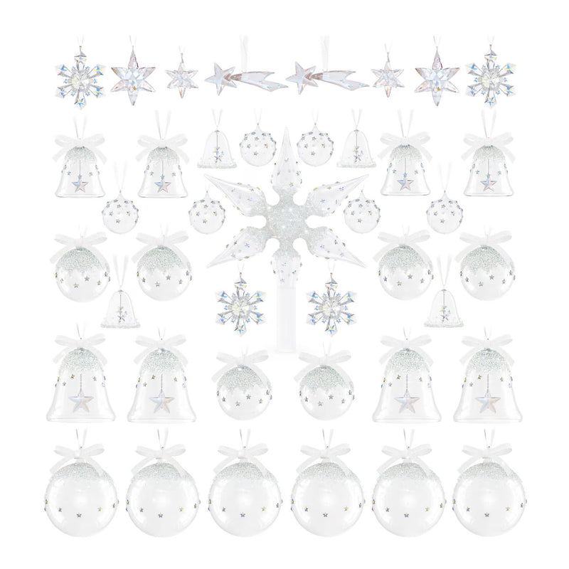 Swarovski Holiday Magic Classics 40 Piece Tree Decoration Ornament Set