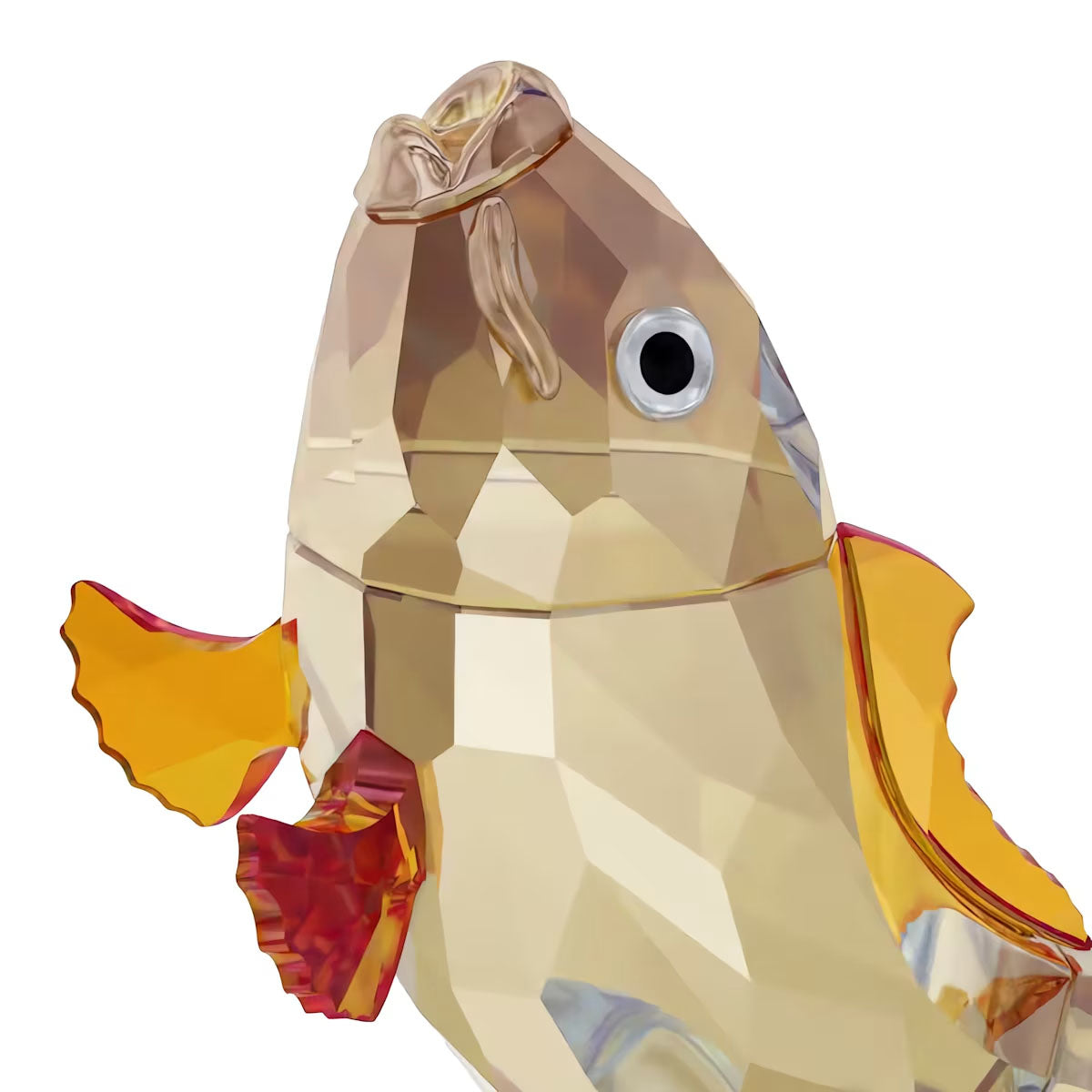 Swarovski Asian Symbols Golden Carp – David Shuttle Ltd