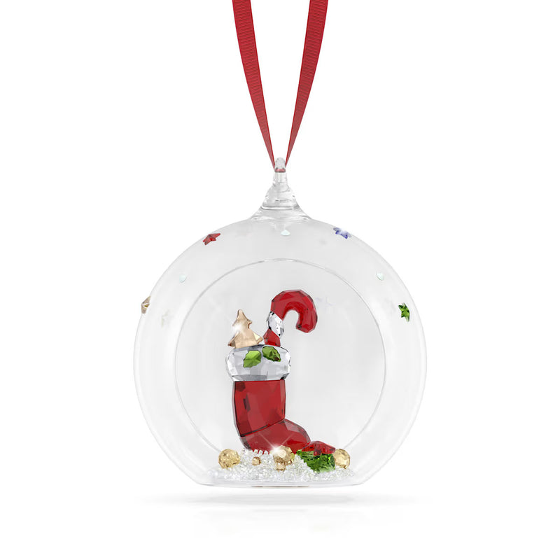 Swarovski Holiday Cheers Stocking Ball Ornament