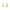 Swarovski Hyperbola drop earrings, Round cut, White, Gold-tone plated