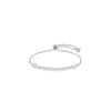 Swarovski Idyllia bracelet, Mixed cuts, Arrow, White, Rhodium plated