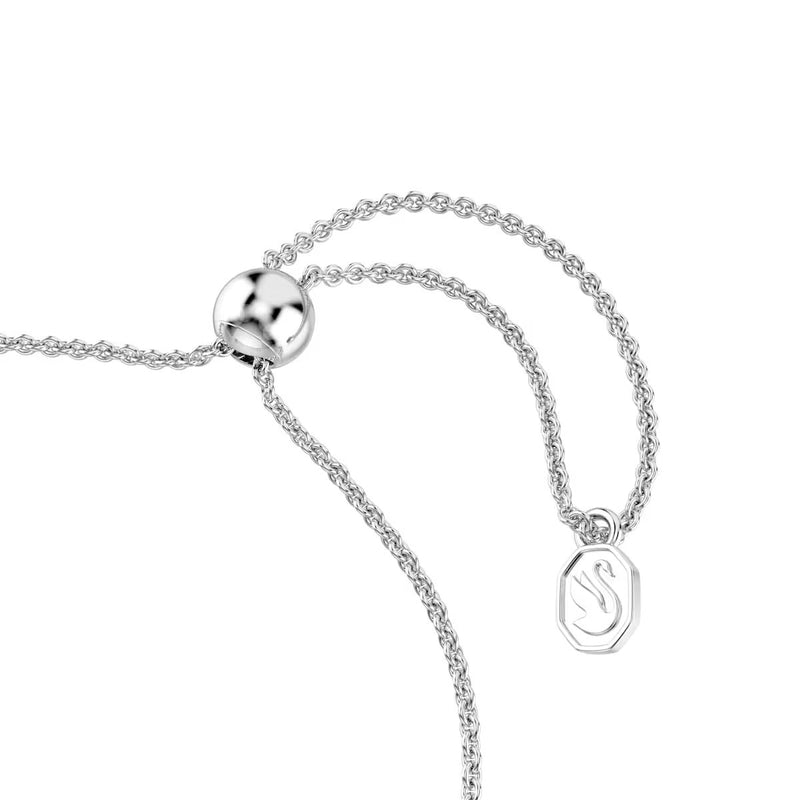 Swarovski Idyllia bracelet, Mixed cuts, Arrow, White, Rhodium plated