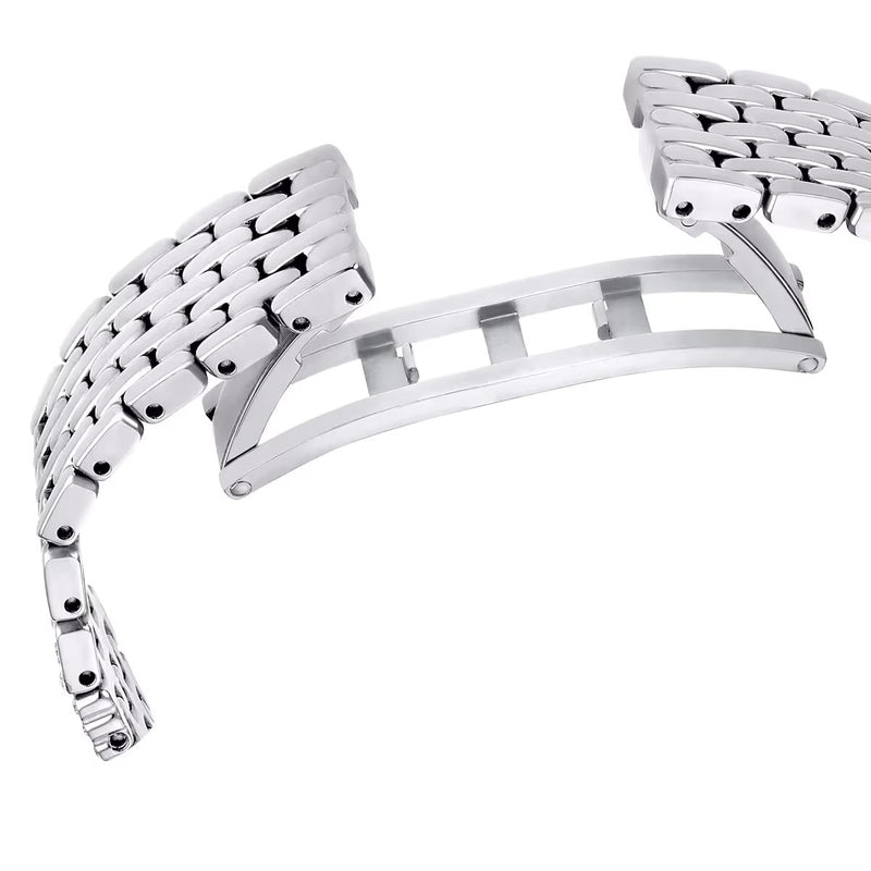 Swarovski Attract watch, Swiss Made, Metal bracelet, Silver tone, Stainless steel