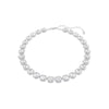 Swarovski Una Angelic necklace, Cushion cut, White, Rhodium plated