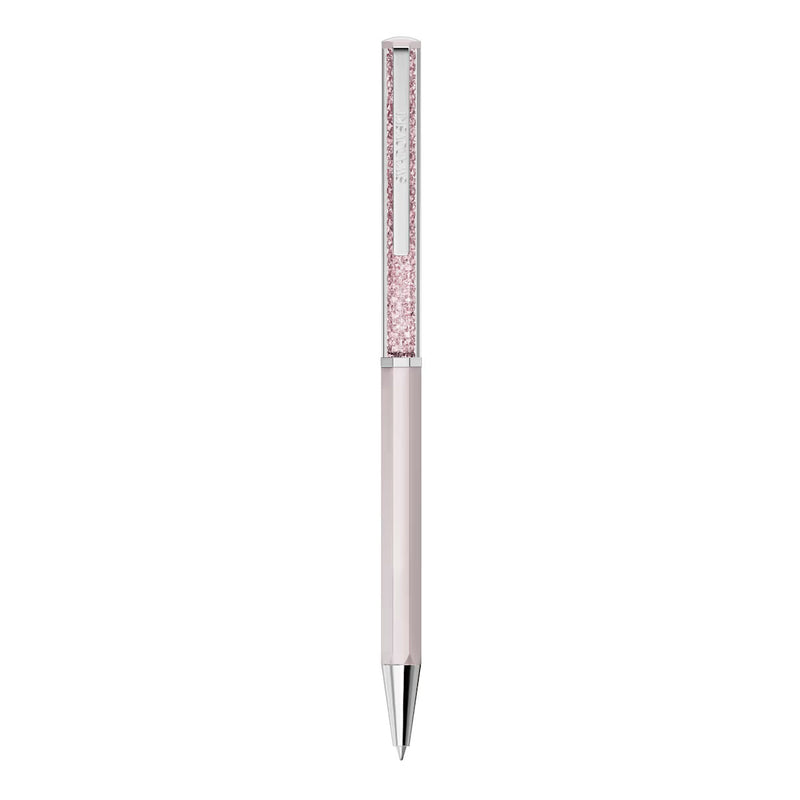 Swarovski Crystalline ballpoint pen, Pink lacquered, Chrome plated
