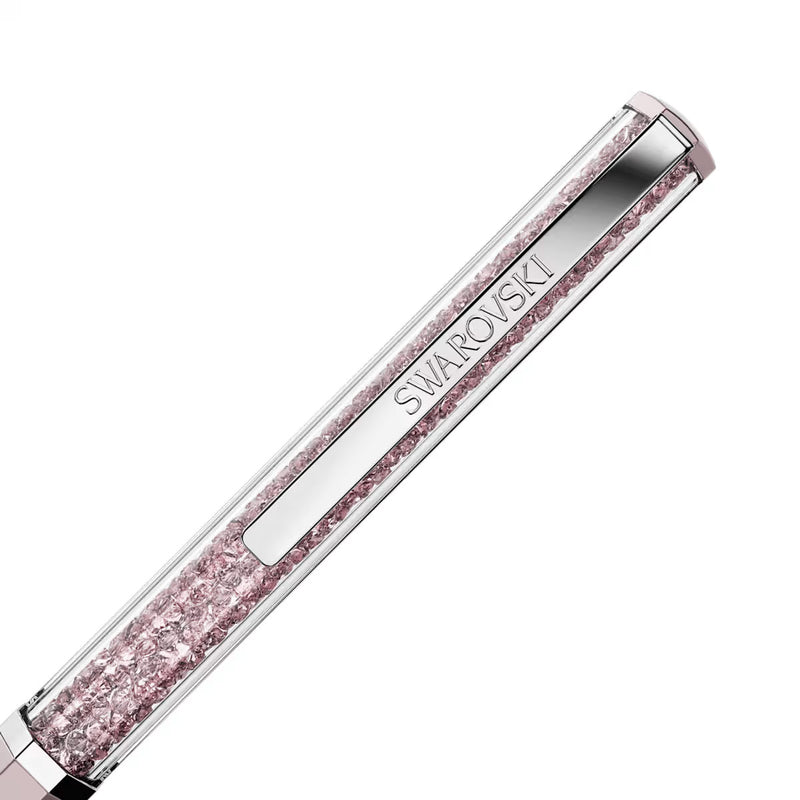 Swarovski Crystalline ballpoint pen, Pink lacquered, Chrome plated