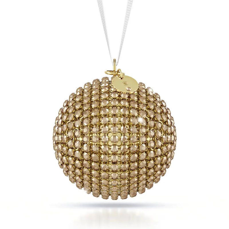 Swarovski Holiday Magic Mesh Gold & Silver Ornament Set