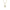 Swarovski Una Angelic pendant, Cushion cut, White, 18K gold finish