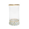 Mackenzie-Childs Sterling Check Highball Glass 