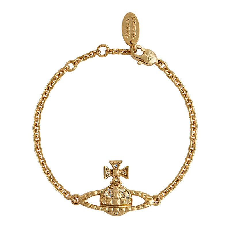 Vivienne Westwood Mayfair Bas Relief Bracelet, Gold Plated
