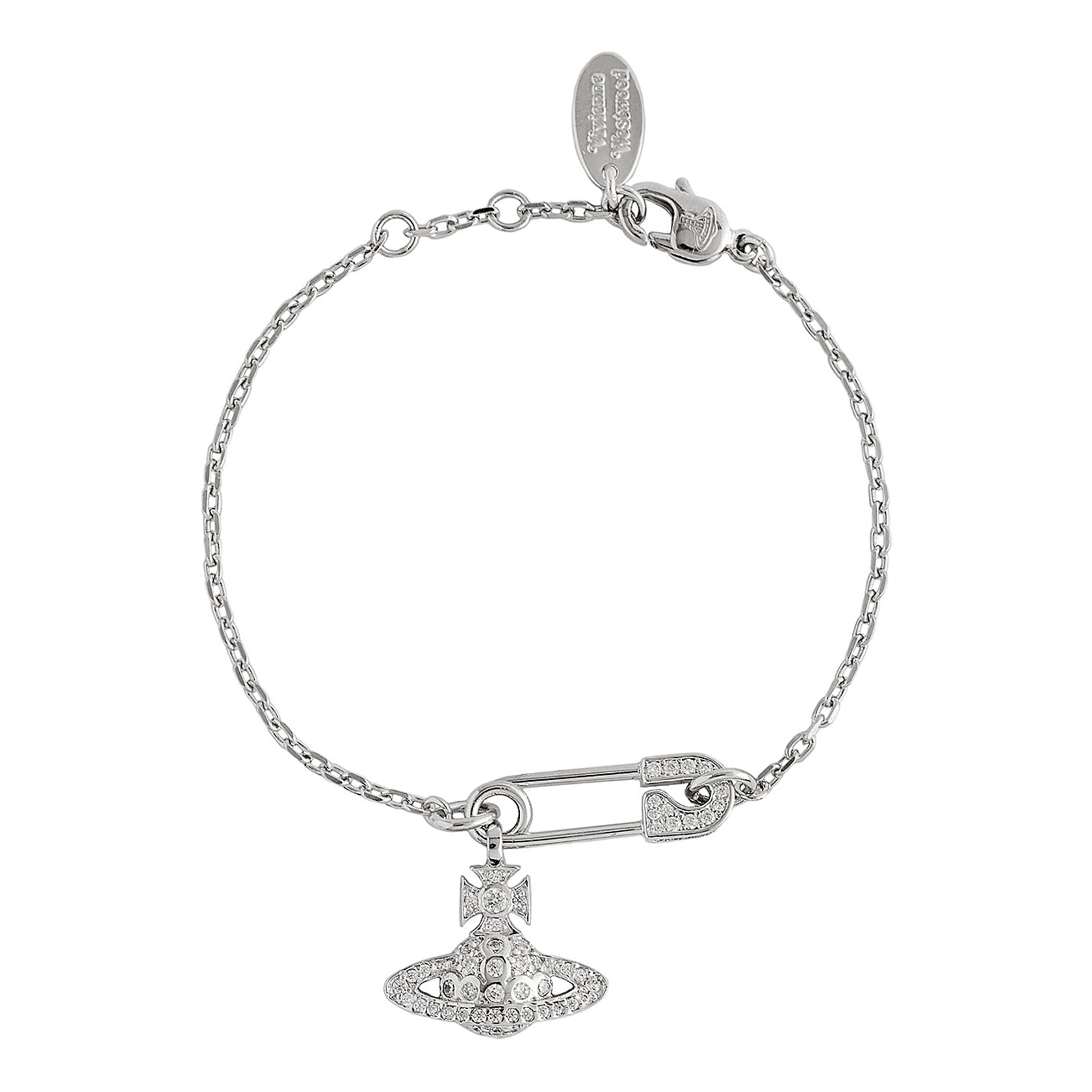 ★人気★Vivienne Westwood Mayfair Bas Relief Bracelet Silver Vivienne Westwood Silver Mayfair Bas Relief Bracelet