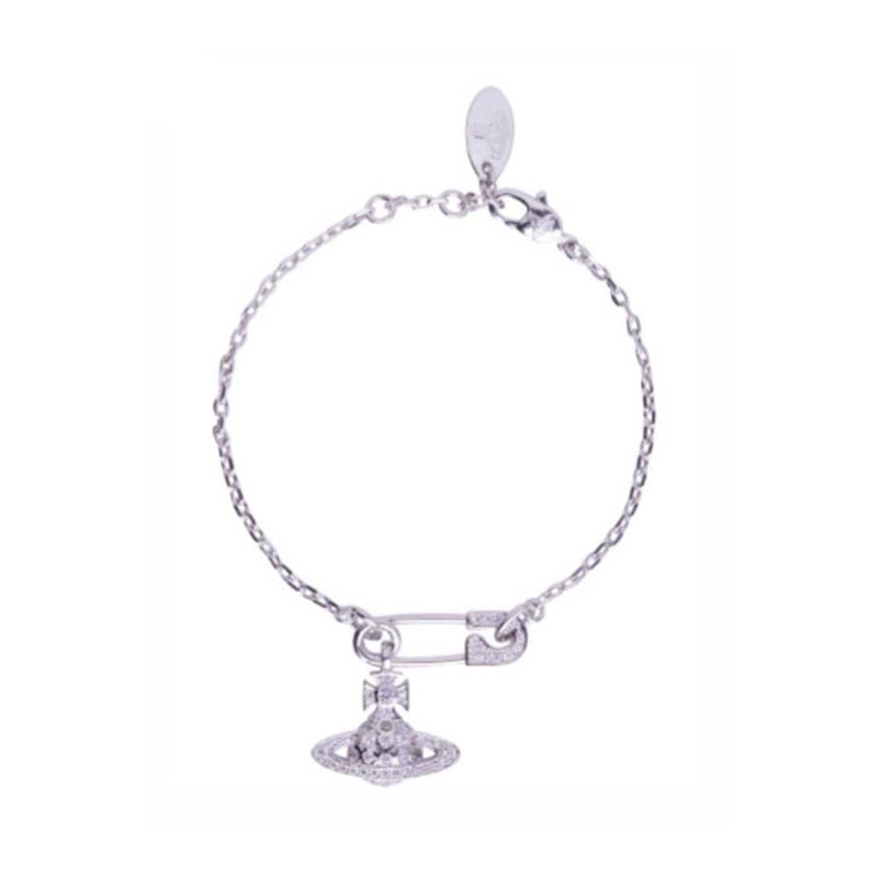 Vivienne Westwood Rhodium Lucrece Bracelet