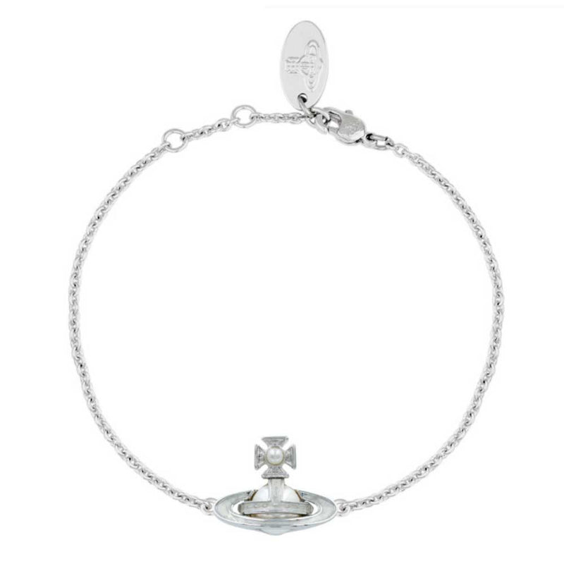 Vivienne Westwood Simonetta Bas Relief Bracelet, Rhodium Plated