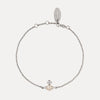 Vivienne Westwood Balbina Pearl Bracelet, Silver Tone Plated