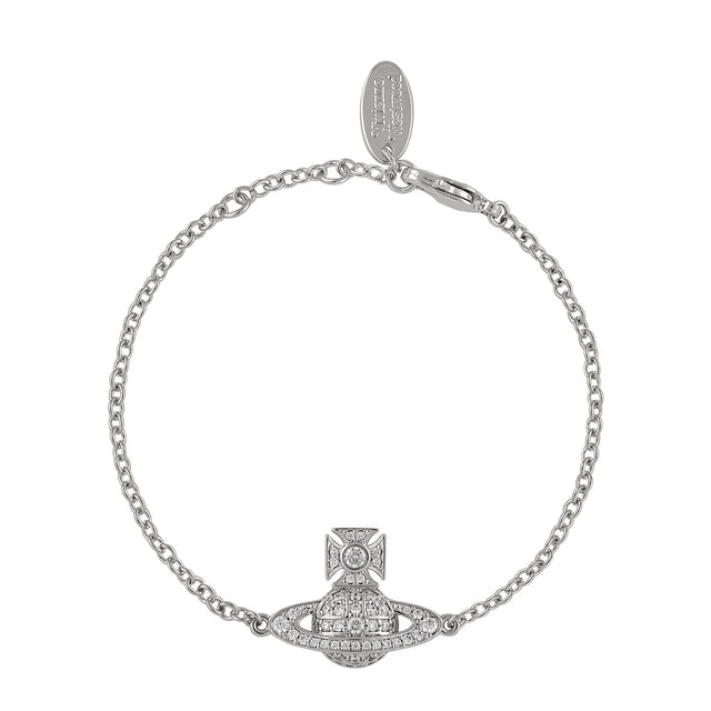 Vivienne Westwood Carmela Bas Relief Bracelet, Platinum Plated