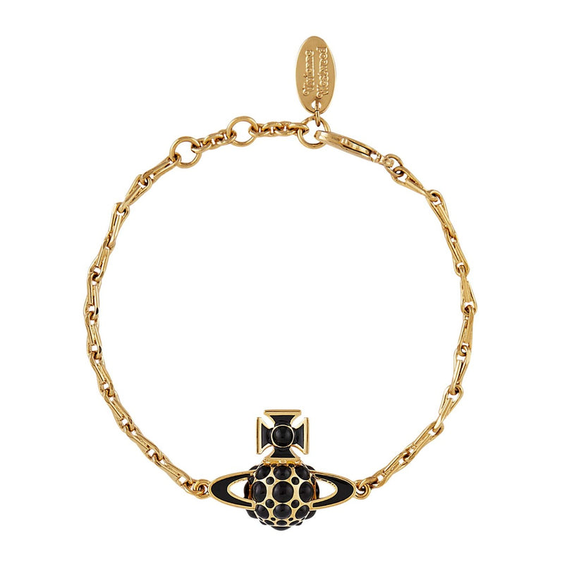 Vivienne Westwood Saffron Bas Relief Bracelet, Gold Plated
