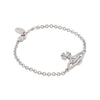 Vivienne Westwood Mayfair Bas Relief Bracelet, Rhodium Plated