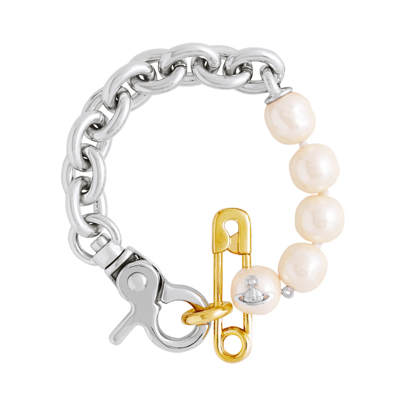 Vivienne Westwood Claude Bracelet, Platinum Plated – David Shuttle Ltd