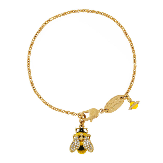 Vivienne Westwood Bumble Bee Bracelet, Gold Plated